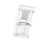 1/12 Scale Traditional White Tiny Furniture Dresser with Fine Workmanship for Small Room Display Small Dressing Table Model