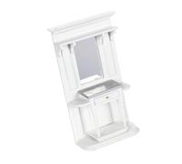 1/12 Scale White Tiny Dresser with Deluxe Craftsmanship Creative Traditional Toy for Kids & Collectors Dresser Model for Dollhouses