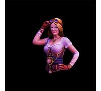 1/12 Sci-Fi Agent Woman Warrior Bust Resin Model Kit Unpainted and Unassembled Resin Model Parts // 0G5z-7