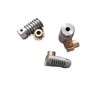 1:12 Stainless Steel Worm Copper 1M 12T 5mm Gear DIY Stepper electronic starter Reducer Gearbox Accessories MQXFCZUX(5MM Steel Worm)