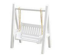 1:12 Swing Chair Toy Miniature Furniture Swing Chair Garden For Play Scene House Layout Children’s Dolls A
