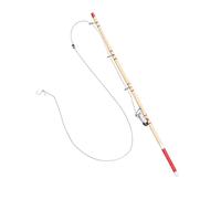 1:12 Toy Fishing Rod Figure Model Realistic Decorative Dollhouses Pretend Game Gift Decorations Pretend Gears Miniature Rod