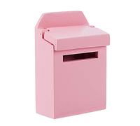 1/12 Wooden Post Box Doll Miniature Fairy Garden Decor