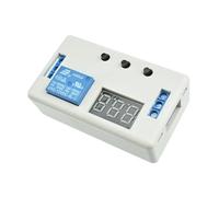1 12V Control Programmable Timer Switch Trigger Cycle Module Digital LED Display Time Delay Relay Module Board With Case(Module with case)