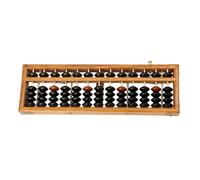 1 13-Column Child-Safe Abacus: Math Learning Tool for Kids, Classroom & Home Use Lightweight Abacus for After School Study