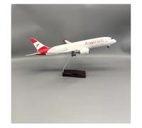 1/130 For Toy B787 Austrian Airway Die-Cast Resin Aircraft Model Series(With light)