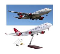 1:130 Large Scale british airways Resin Aircraft plane Airlines Model Kits Diecast Airplane with Stand Landing Gear Voice Control Cabin with 10 pcs Tip Cleaner Tool Kit(Normal)