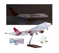1:130 Large Scale british airways Resin Aircraft plane Airlines Model Kits Diecast Airplane with Stand Landing Gear Voice Control Cabin with 10 pcs Tip Cleaner Tool Kit(Upgraded)
