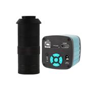 1-130X Zoom C Mount Lens 48MP 4K 1080P HDMI USB Industrial Video Microscope Camera Remote Control For Digital Image Acquisition (Color : Camera With Lens)