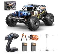 1/14 Brushless RC Cars for Adults, Max 42mph Oil Shock Absorber Electric 4WD High-Speed RC Car, Remote Control car for Adults RC Truck with Two 2S Lipo Batteries, Compatible with 3S Lipo