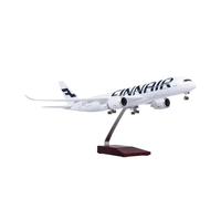 1/142 For A350 Finland With Lights And Wheels Diecast Resin Plane Model Mini Collectibles(Without light)