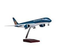 1:142 Scale For Airbus A350 Vietnam Aircraft Model Die-casting Machine Souvenir Decoration Collected Static Display Miniatures Toy's Set(With light)