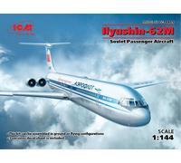 ICM 14405 Ilyushin Il-62M Aeroflot 1:144 Aircraft Model Kit