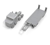 1/144 Scale DIY M1070 Export Version 6x6 Global HET Heavy Equipment Transporter 3D Resin Model For Military Collectors