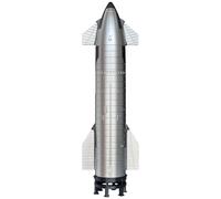 1:144 Scale SpaceX Starship Model 13.43in Height Durable Plastic Material, Includes a Sturdy Bracket, Ideal Birthday Gift and Collectible for Space Enthusiasts