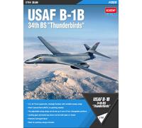 1/144 Scale USAF B-1B 34th BS "thunderbirds" #12620 ACADEMY
