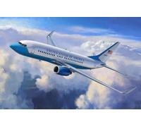 Zvezda Plastic Model Kit Boeing 737-700/C-40B 1:144 Assembly Detailed White/Blue #7027