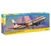 1:144 ZVEZDA Civil Airliner Tu-214 Kit ZS7049 Model