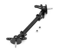 1:14th Scale Metal No Power Steering Axle for Tamiya RC Truck Tipper SCANIA 770S 56368 VOLVO ACTROS BENZ MAN LESU Model Car DIY(Black steering axle)