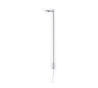 1:150/1:100/1:87 Scale Single Head Lamp Steel Tube Model Miniature DIY Night-light Building Garden Lighting 1:87/Warm white