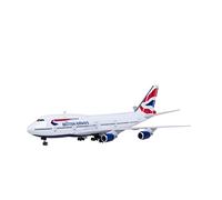 1 150 Fit For B747 Aviation Airplane Model Toy With Lights And Wheels Die-Cast Resin Alloy Hobby Playgame Kit(A)