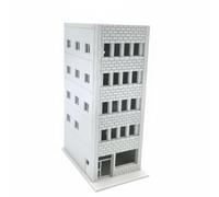 ＡＷＨＡＯ 1:150 Japanese Building Model DIY Assembly N Scale Building Kit Hobby Grade Model Train Layout Details for Hobbyists, Dioramas, Modern, Brick Facade, Urban