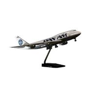 1 150 Scale Aircraft For B747 Pan Am Model W Lamp And Wheel Diecast Resin Model Collection Display Gift Miniatures Set(With light)