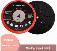 1 150mm Multihole Sanding Pad for Bosch RSM6045, GEX 34-150 & GEX 40-150 Random Orbit Sander with Wrench (Medium)