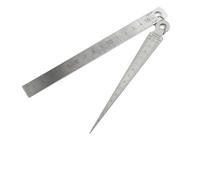 1-150mm Stainless Steel Taper Feeler Gauge Gap Hole Inspection Tool Depth Ruler For Welding Automotive Construction Railway Ceramic