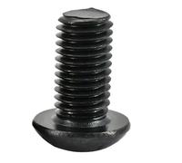 1-150pcs M2 M2.5 M3 M4 M5 M6 M8 M10 M12 Round Button Head Cap Screw Bolt Black Grade 10.9 Carbon Steel Hexagon Screw(35mm,M4 (20pcs))
