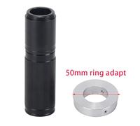 1-150X Adjustable Zoom C-Mount Lens for VGA and USB Video Microscope Cameras with 50mm Adapter, Black