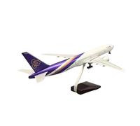 1/157 For 47cm 777 Resin Plane Model With Landing Gear Wheels Collection Souvenirs Display Miniature Hobby Playset(With lights)