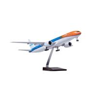 1/157 For Boeing B777 Aircraft KLM Air Airlines Model Collector's Showcase Gift Enthusiasts(With light)