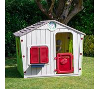 1.15m Kids Plastic Wendy House Galilee Village Playhouse