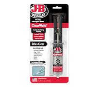 (1, 15ml) - J-B Weld 50114 15ml ClearWeld Quick Setting Epoxy, Clear