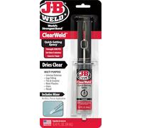 (1, 15ml) - J-B Weld 50114 15ml ClearWeld Quick Setting Epoxy, Clear
