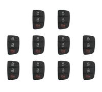 1-15PCS Soft Silicone Button Pad Car Key Case Cover 3 Buttons Shell For Kia For RIO K2 K5 For Sportage OUSDUO(B 10PCS)