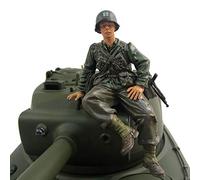 1:16 1/16 Model H RC Tank Commander American Soldier Resin Figure for Mato Heng Long Tamiya RC Tank