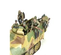 1/16 6pcs Resin Model Kit German Soldiers Assault Raiders WW2 (no Tank) Unpainted Default Title