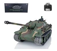 1/16 7.0 Upgraded Jadpanther RTR Rc Tank Henglong Model 3869 Metal Tracks Drive Wheels Steel Gearbox Ir Battle Airsoft Smoke