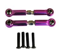 1/16 Aluminum Steering Link Rod Set for 94186 Monster Truck RC,Purple | Alloy material,Purple,Compatibility,Aluminum,Features,What,Including,Link,Quality,High,After