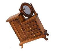 1/16 Dollhouses Small Vanity Chest Of Drawer Miniature Furniture For Dollhouses Scene Display Decoration Toy Collections Accessories