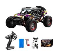 1/16 Electric 4WD Remote Control Off-Road Car 70km/h Fast Drift Remote Control Car 16106PRO 2.4G Adult Remote Control Car with LED Light (Purple)