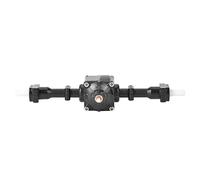 1/16 Gear Differential Axle Metal Drive Shaft, RC Accessories, Durable Front/Center/Rear Axle with Metal Gear, Fit for FY004 Q64 Q60 WPL B36 MN77 6 - Wheel RC Car (rear axle)