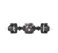 1/16 Gear Differential Axle Metal Drive Shaft, RC Accessories, Durable Front/Center/Rear Axle with Metal Gear, Fit for FY004 Q64 Q60 WPL B36 MN77 6 - Wheel RC Car (Maebashi)