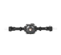 1/16 Gear Differential Axle Metal Drive Shaft, RC Car Access, Front Center Rear Axle for FY004 Q64 WPL B36 MN77 6 Wheel RC Car, ear with Fit (middle bridge)