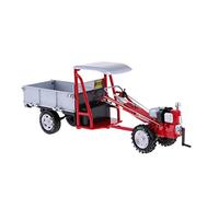1:16 Retro Alloy Tractor Model Farm Agriculture Vehicle Walking Red | Alloy construction,rotating head,opening carriage,launch handle,25.5cm length,1:16 scale,Retro