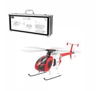 1/16 Scale 2.4G RC Helicopter, 9CH RC Little Bird Military Helicopter Model Kit with Flybarless Rotor Head for Kids Fun and Learning, 6G/3D Switchable Modes & Openable Cockpit, Gift for Youth