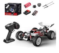 1/16 Scale 4WD RC Off-Road Truck, 70KM/H Brushless Remote Control Car with Full Proportional Steering, All-Metal Bearing Gear Vehicle Model for Hobbyists