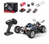 1/16 Scale 4WD RC Off-Road Truck, 70KM/H Brushless Remote Control Car with Full Proportional Steering, All-Metal Bearing Gear Vehicle Model for Hobbyists